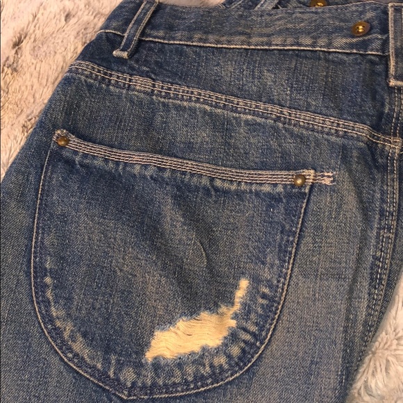 madewell for shopbop distressed denim skirt - Picture 7 of 7